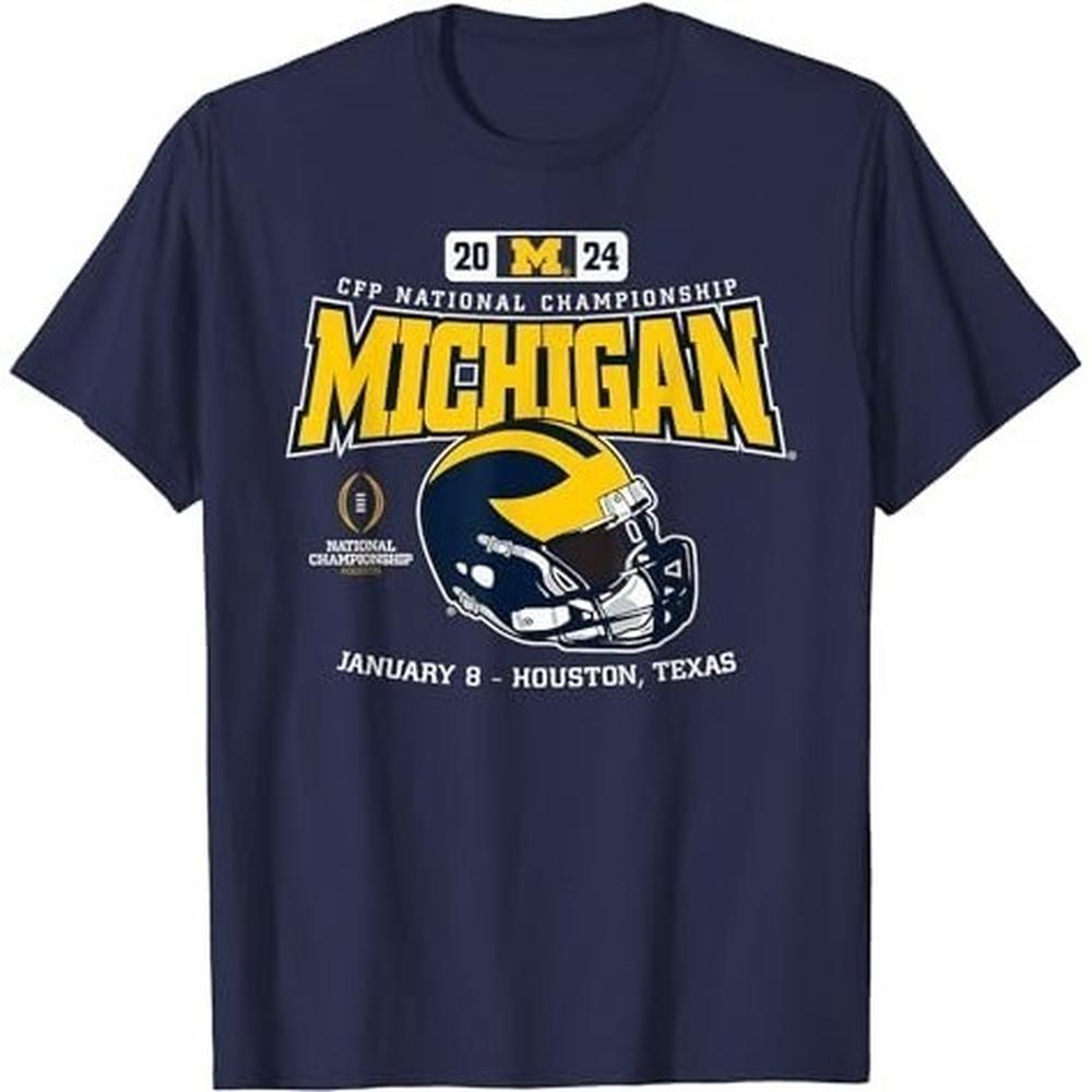 Michigan Wolverines 2024 Cfp National Championship Blitz T-Shirt